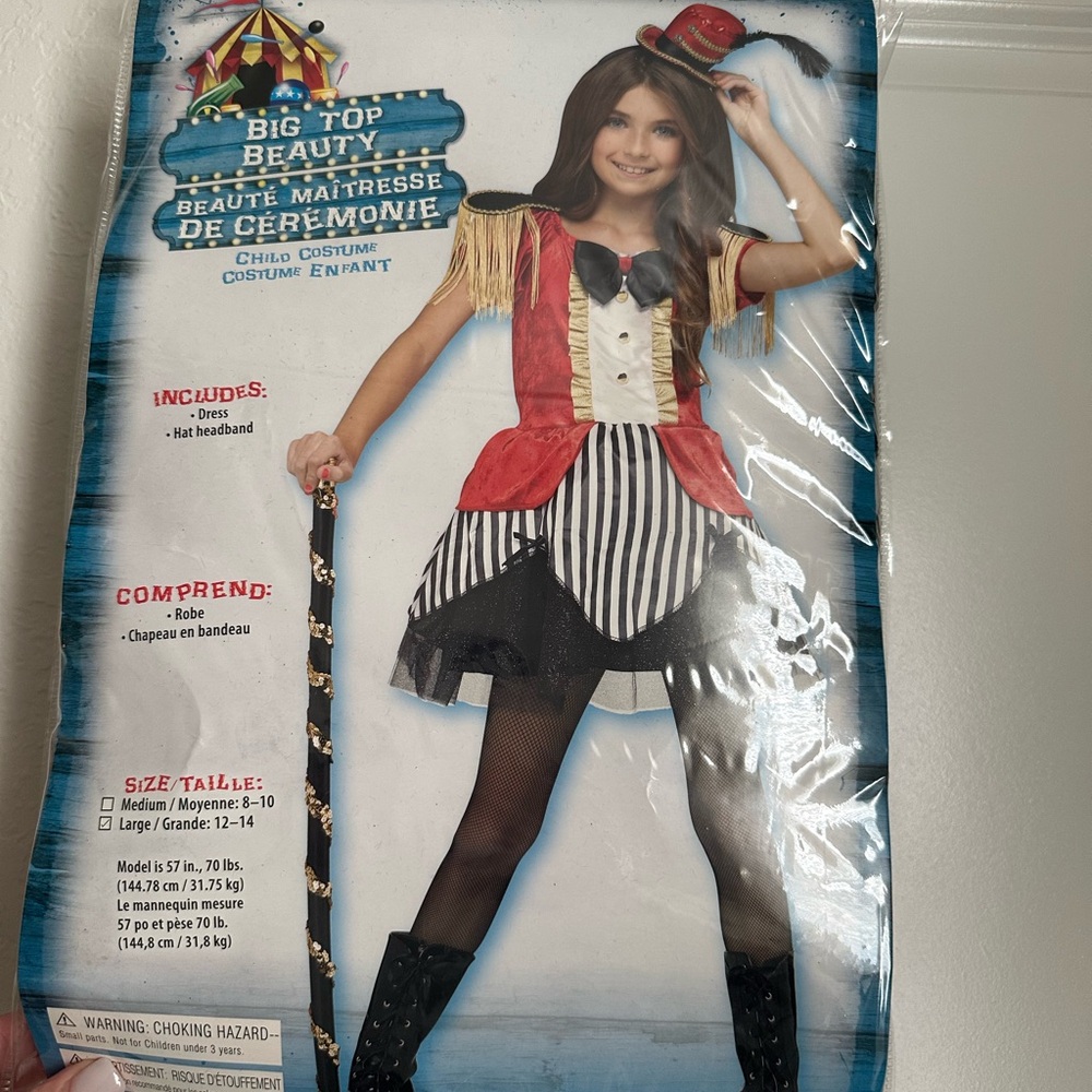 Circus Costume for Kids - Red and Black